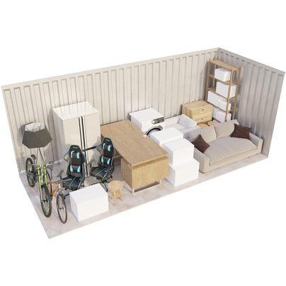 160sqft Container (20' x 8') storage unit