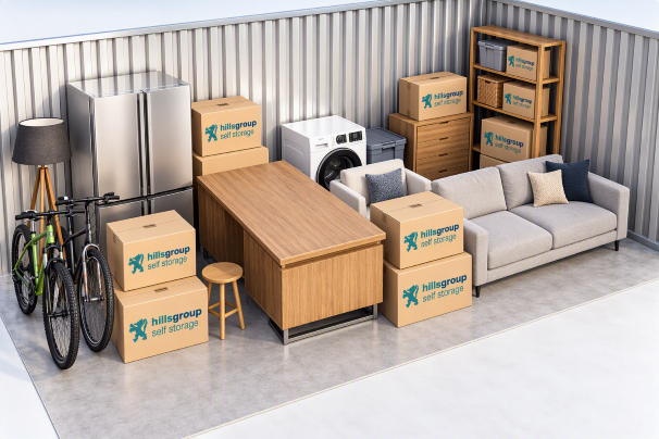 160sqft Container (20' x 8') storage unit