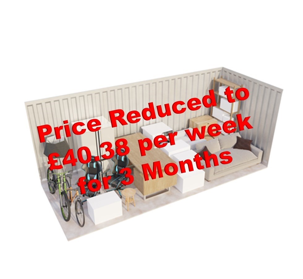 160sqft Container (20' x 8') storage unit